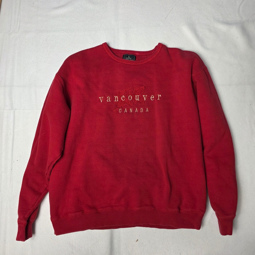 Vintage Canadian Country Sweatshirt women's Vancouver Crewneck Large